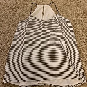 White & Black Tank Top